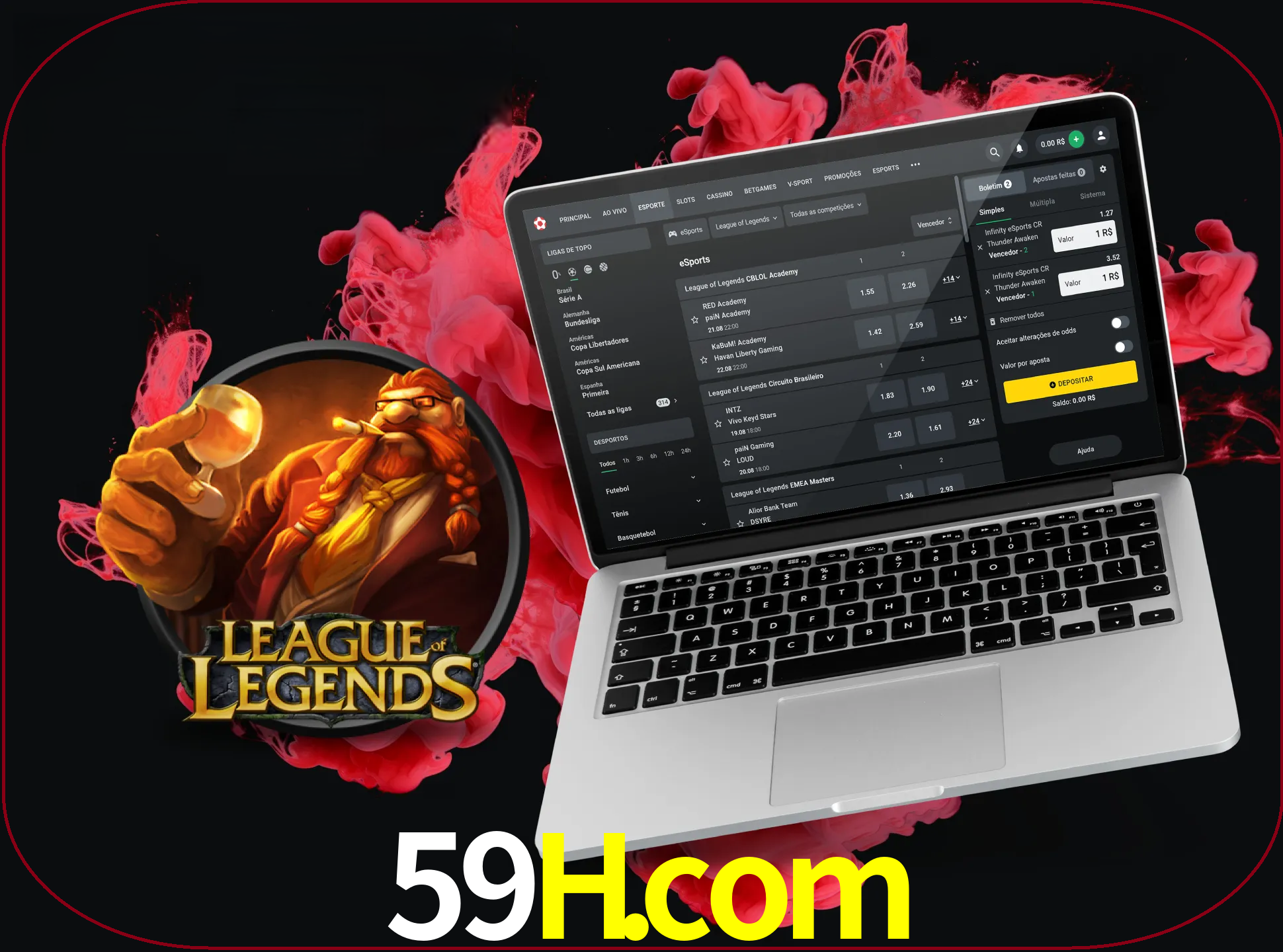 Se é um fã deste jogo, muitos torneios fantásticos que o vão surpreender estão disponíveis no 59h.